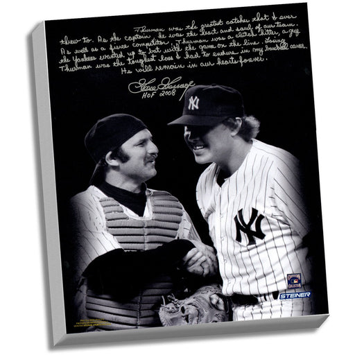 Goose Gossage Facsimile Thurman M on Story Stretched 16x20 Story Canvas