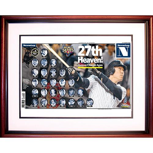 Hideki Matsui 27th Heaven Newsday Cover Framed 16x20 Print