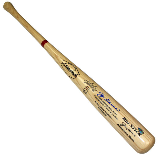 Joe Torre Signed Adirondack Commemorative Stat Bat