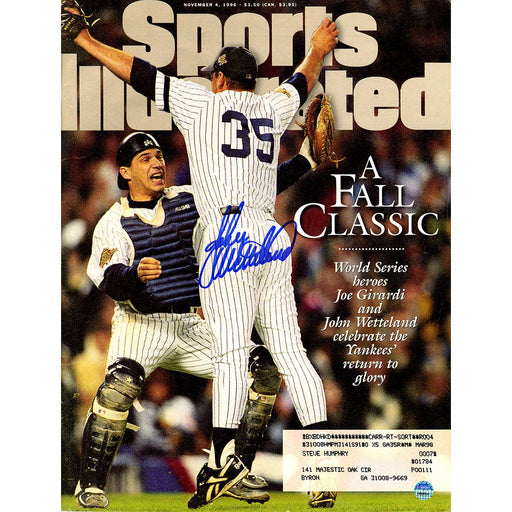 John Wetteland Signed 11496 Sports Illustrated Magazine