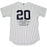 Jorge Posada Signed New York Yankees Authentic Home Jersey w Embroidered Stats (LE20)(MLB Auth)