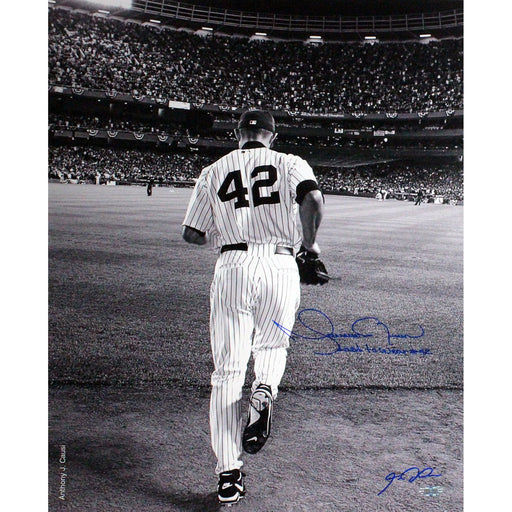 Mariano Rivera 2006 Entering The Game B&W 16x20 Photo wLast To Wear 42 Insc (Signed By Anthony Causi)