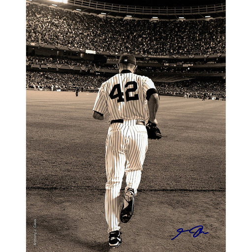 Mariano Rivera 2006 Entering The Game Sepia 8x10 Photo (Signed By Causi)