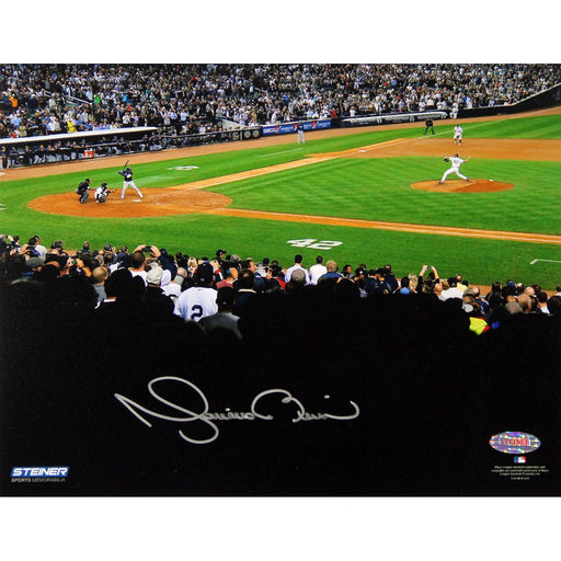 Mariano Rivera 2013 Career Final Pitch At Yankee Stadium Signed 8x10 Photo