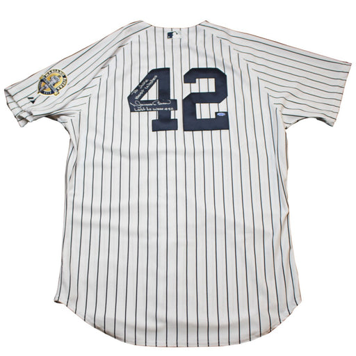 Mariano Rivera Personalized Authentic Pinstripe Jersey To Jake Best Wishes Last To Wear 42