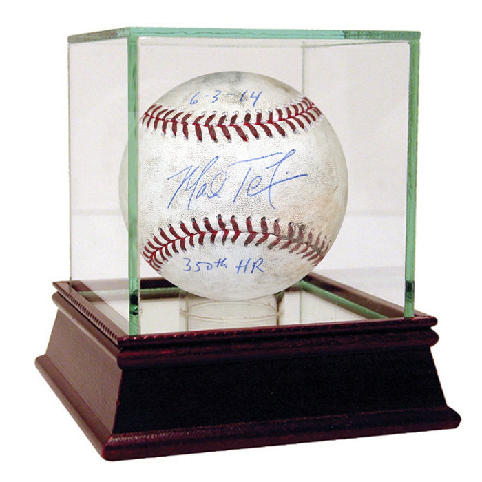 Mark Teixeira Signed Athletics at Yankees 6-03-2014 Game Used Baseball w 350 HR 6-3-14 Insc. (MLB Auth)