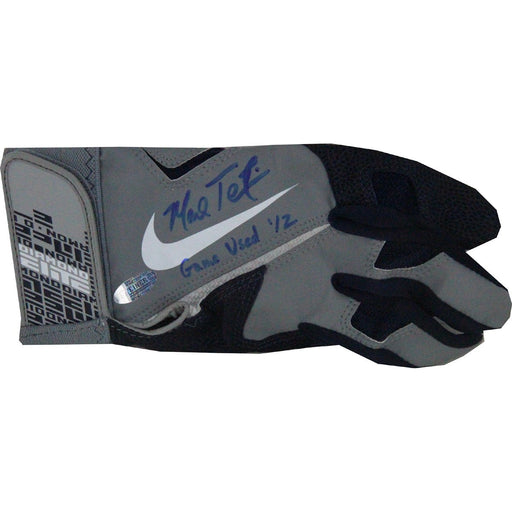 Mark Teixeira Signed Game Used BlueGrey Diamond Elite Batting Glove (Mark Teixeira Signed LOA)