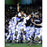 New York Yankees Multi Signed 1996 WS Celebration 16x20 Photo (MLB Auth) (21 Sigs)