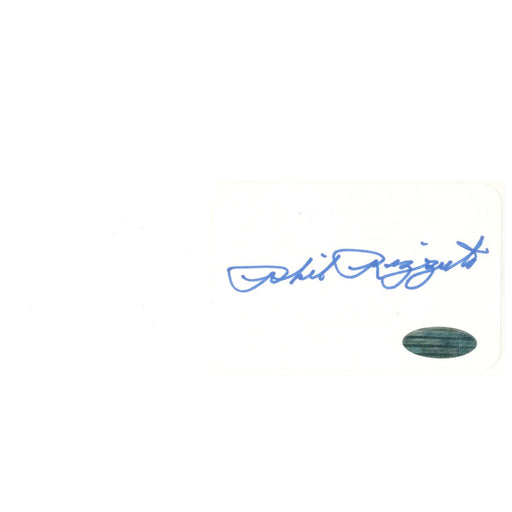 Phil Rizzuto Signed Chit