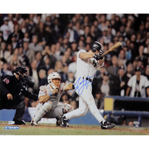 Tino Martinez Signed 1998 World Series Game 1 Grand Slam Horizontal 8x10 Photo