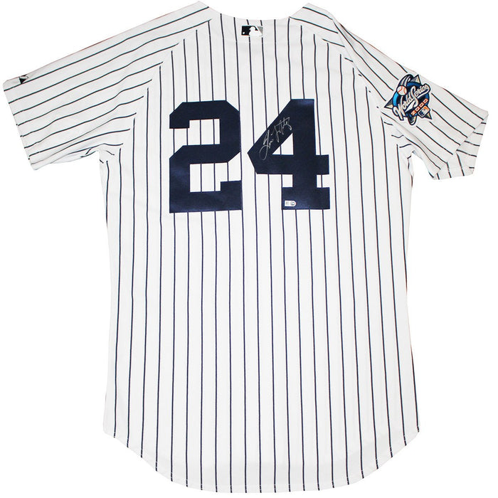 Tino Martinez Signed New York Yankees Authentic Pinstripe Jersey w 2000 Patch