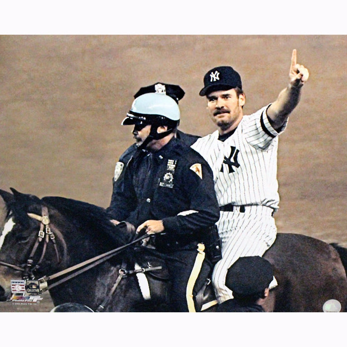 Wade Boggs 1996 World Series on Horseback 16x20 Photo