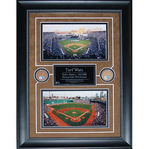 Yankee Stadium Fenway Park Rivalry Dirt Collage