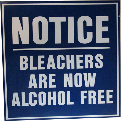 Yankees 18x18 Bleachers Are Now…. Replica Aluminum Sign