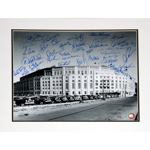 Yankees Multi Signed Yankee Stadium 1923 Opening Day 16x20 Photo (35 Sigs)