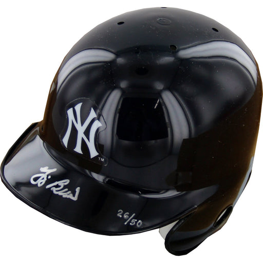 Yogi Berra Signed New York Yankees Mini Helmet LE50