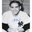 Yogi Berra Signed Posing w Hands Folded BW 8x10 Photo