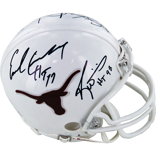 University of Texas Multi Signed Replica Mini Helmet w Inscriptions (Earl Campbell Colt McCoy Vince Young Ricky Williams)