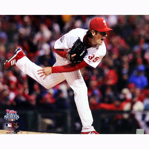 Cole Hamels 2008 WS Game 2 Pitching 16x20 Photo