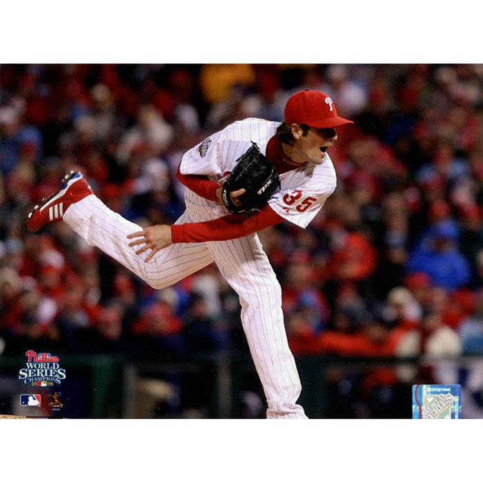 Cole Hamels 2008 WS Game 5 Pitching 8x10 Photo