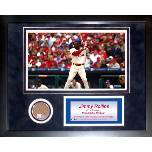 Jimmy Rollins 11x14 Mini Dirt Collage