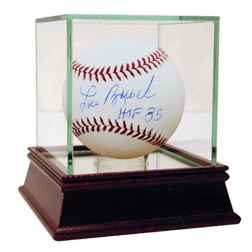 Lou Brock Signed MLB Baseball w HOF 85 Insc. (MLB Auth)