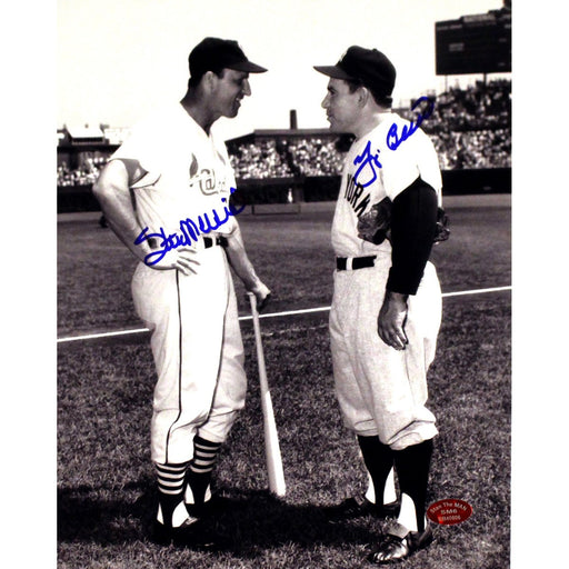 Stan MusialYogi Berra Dual Signed 8x10 Photo (Stan the Man Auth)