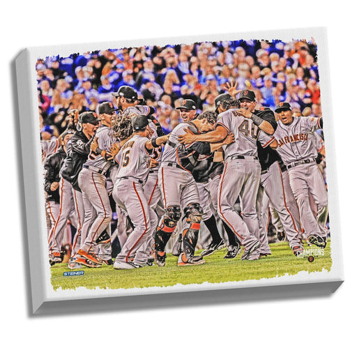 San Francisco Giants 2014 World Series Champions 22x26 Celebration Canvas