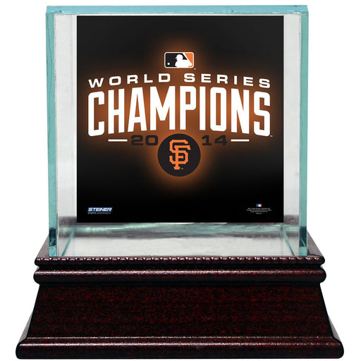 San Francisco Giants 2014 World Series Champions Single Glass Baseball Case