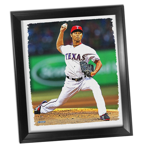 Yu Darvish Framed Stretched 22x26 Canvas