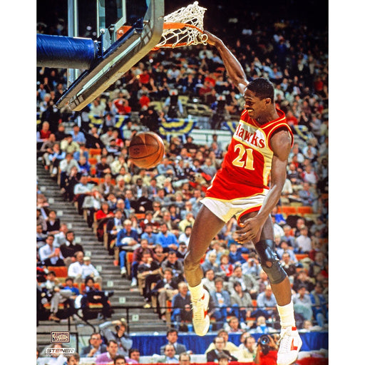 Dominique Wilkins Atlanta Hawks 1985 Slam Dunk Contest 16x20 Photo (Getty 136425801)