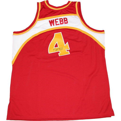 Spud Webb Signed Atlanta Hawks 1987 Road Jersey