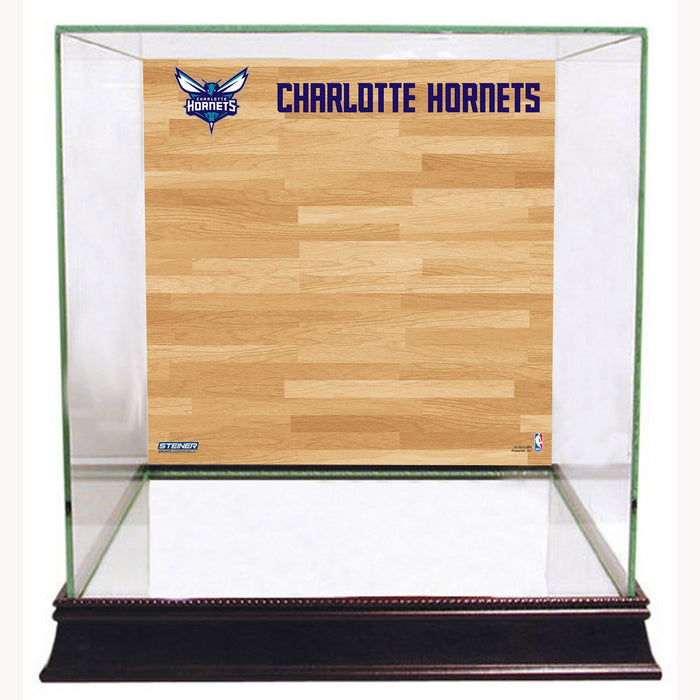 Charlotte Bobcats Basketball Court Background Case