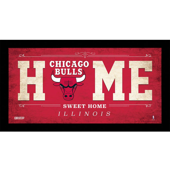 Chicago Bulls 6x12 Home Sweet Home Sign