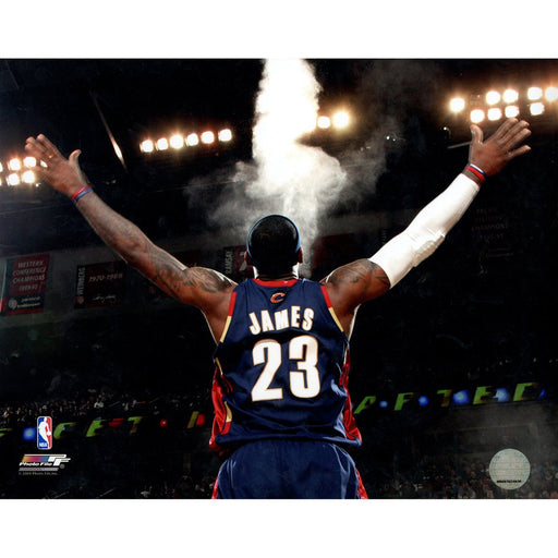 LeBron James Powder Back View 11x14 Photo