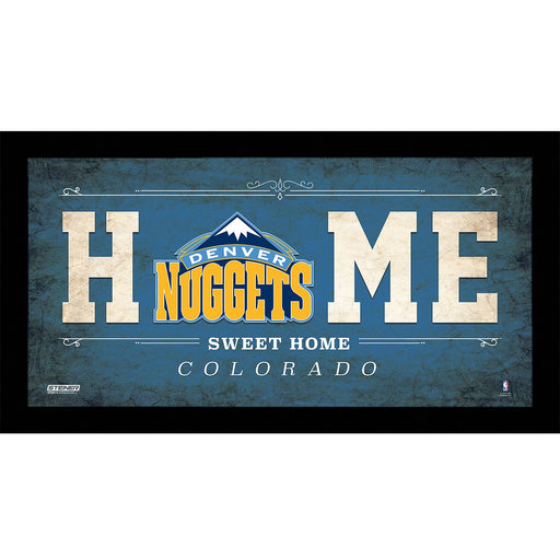 Denver Nuggets 10x20 Home Sweet Home Sign