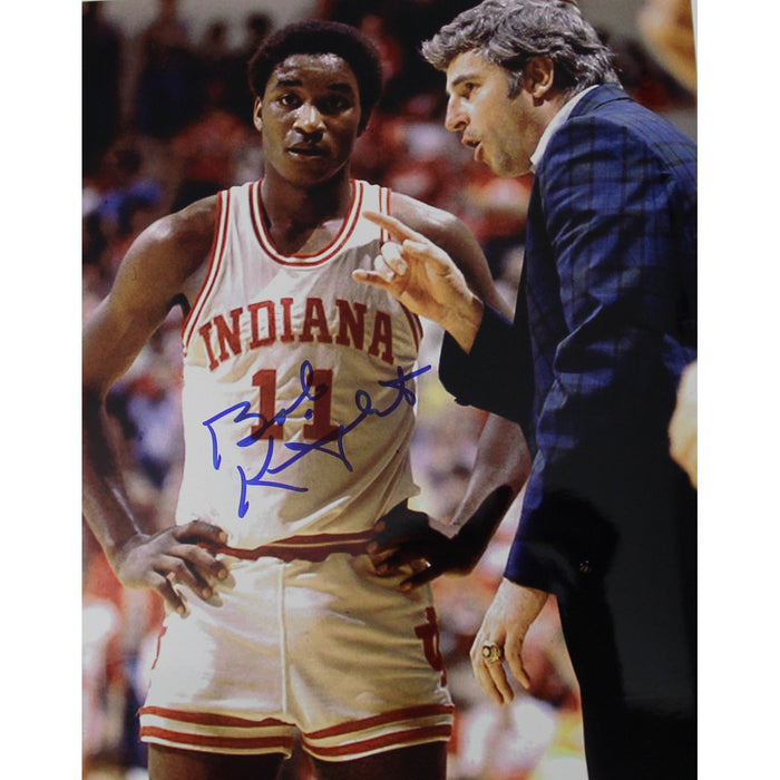 Bob Knight Signed 8x10 W Player