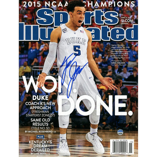 Tyus Jones Signed Sports Illustrated Magazine