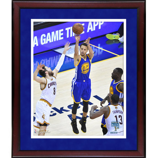 Golden State Warriors 2015 Championship Play of the Game 16x20 Framed Photo