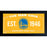 Golden State Warriors Man Cave Sign 6x12 Framed Photo