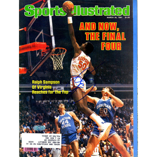 Ralph Sampson Signed 33081 Sports Illustrated Magazine