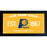 Indiana Pacers Man Cave Sign 10x20 Framed Photo