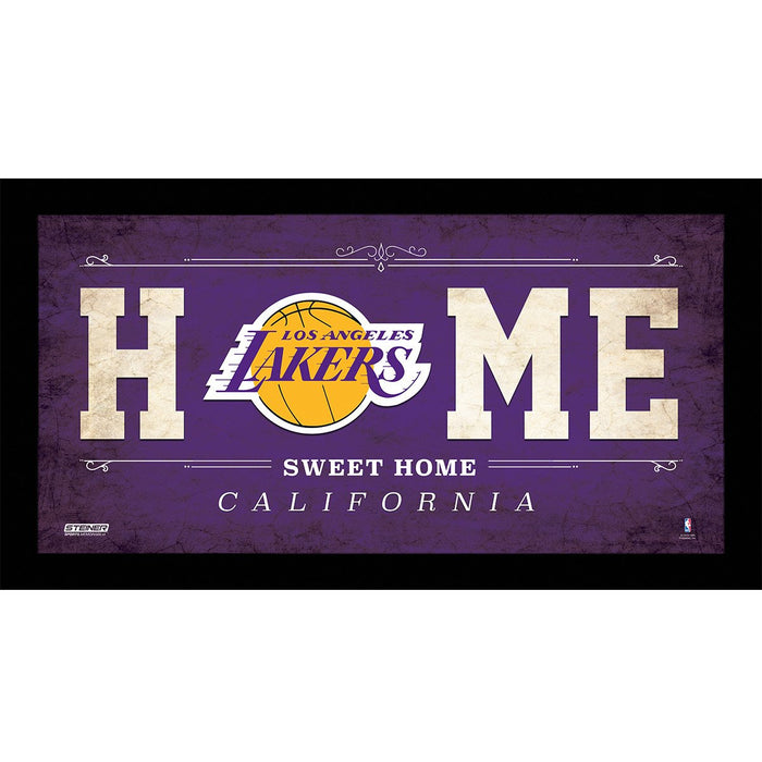 Los Angeles Lakers 6x12 Home Sweet Home Sign