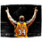 Shaquille ONeal Signed Lakers Arms Up in Gold 20x24 Canvas (Getty 53342105)