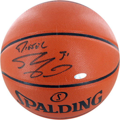 Shaquille ONeal Signed NBA IO Basketball w Diesel insc