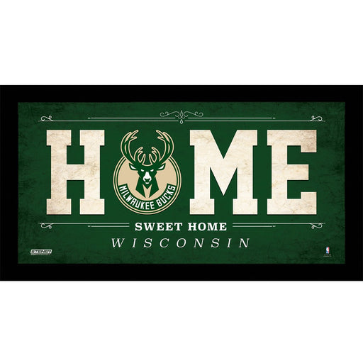 Milwaukee Bucks 6x12 Home Sweet Home Sign