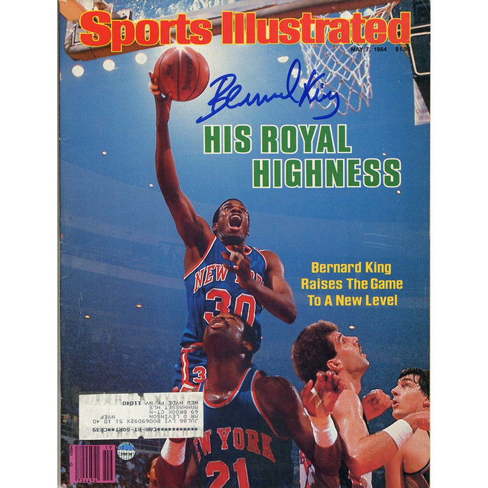 Bernard King Signed 5784 Sports Illustrated Magazine