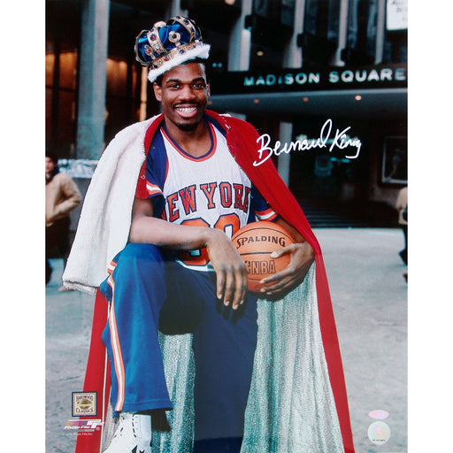 Bernard King With Crown in Front of the Garden Vertical 16x20 Photo