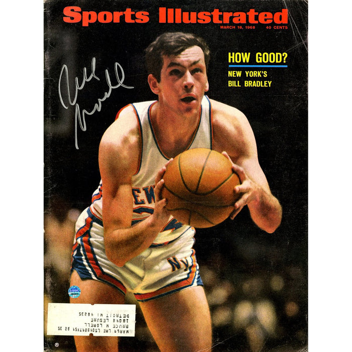 Bill Bradley Signed 31868 Sports Illustrated Magazine