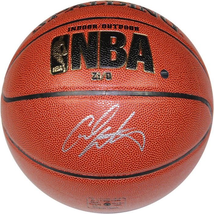 Carmelo Anthony Signed IO NBA Brown Basketball